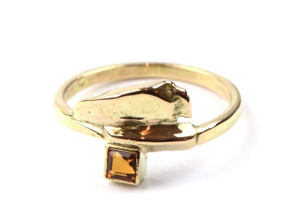 Ring met citrien
