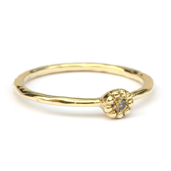 Naoki ring met olive diamant