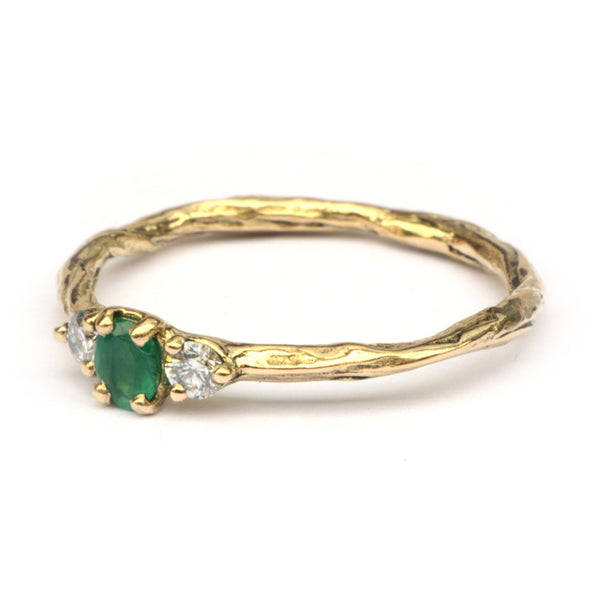 Ring Amy met smaragd
