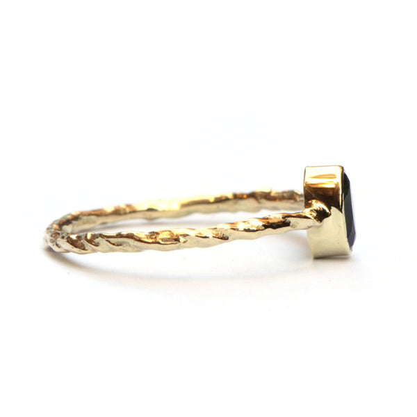 Ring met groene toermalijn