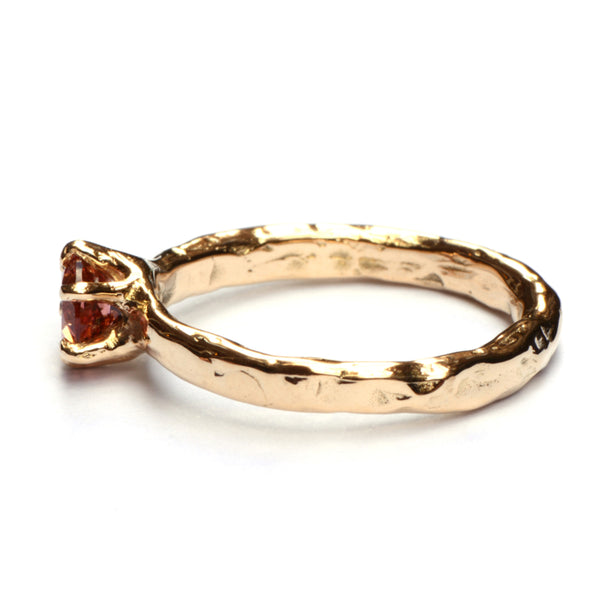 Ring met Malaya granaat