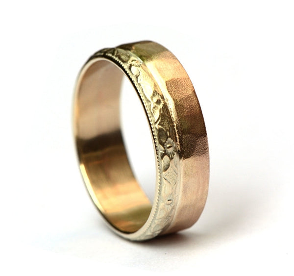 Trouwring van fairtrade goud