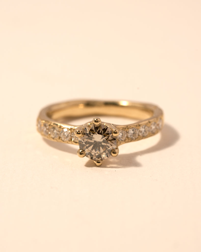 Verlovingsring met diamanten gemaakt in  Amsterdam