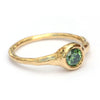 Robuuste ring met forest green diamant