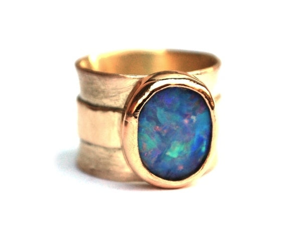 Ring met opaal voor Margreet