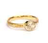 Klassieke ring met ovale diamant