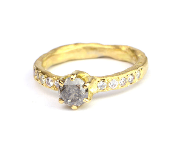 Ring met galaxy diamant
