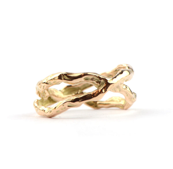 Rosegouden flow ring