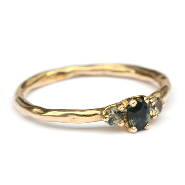 Ring met Montana saffier