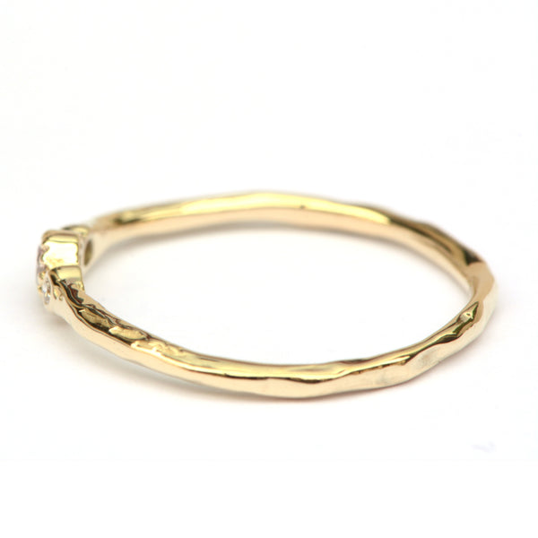 Minnie ring met pinkish brown diamant
