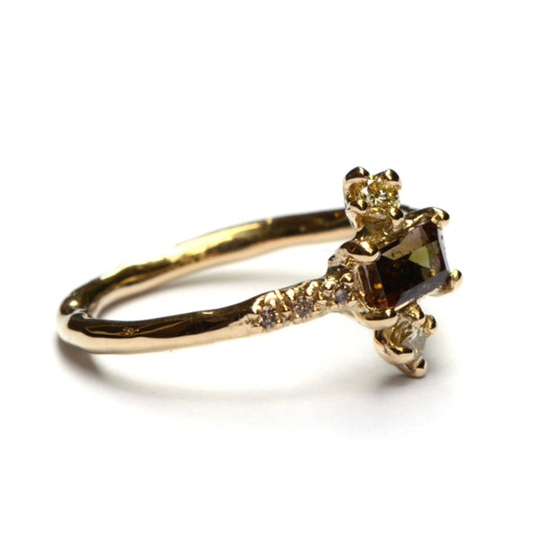 Princess ring met andalusiet en diamant