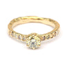 Sprankelende ring met light fancy diamanten