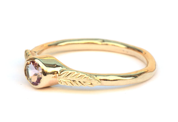 Ring met multi color toermalijn