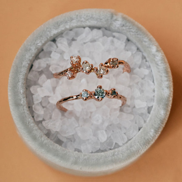 Ring Fay in roodgoud met diamanten