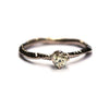 Witgouden ring met cape diamant