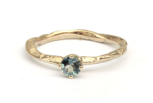 Ring met mintgroene toermalijn