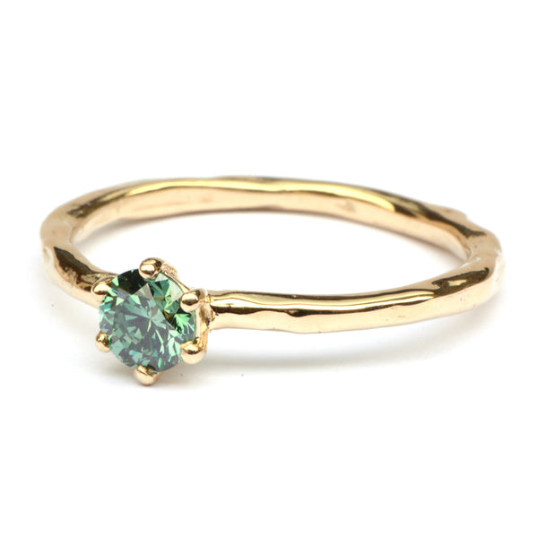 Groene Diamant Solitair