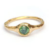 Robuuste ring met forest green diamant