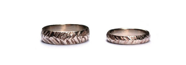 Witgouden veerringen