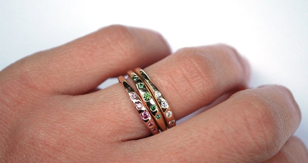 Pink diamond ring
