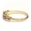 Ring Solange met roze saffier