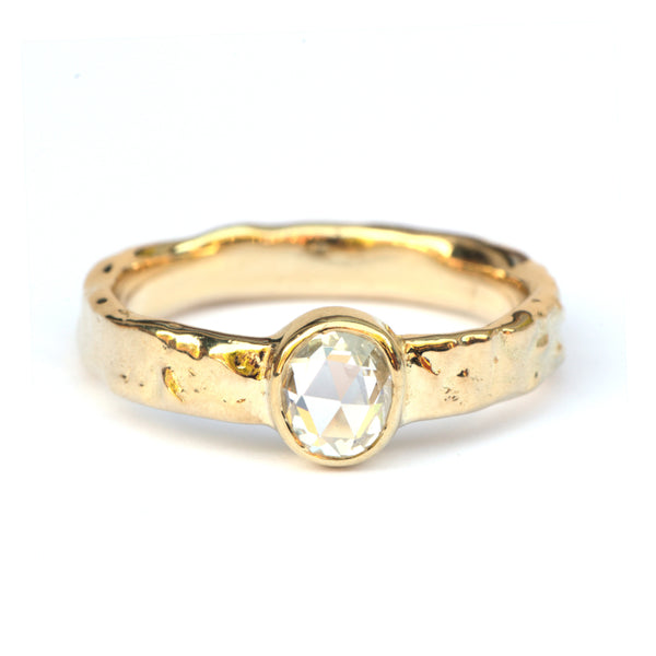 Trouwringenset met spinel en diamant