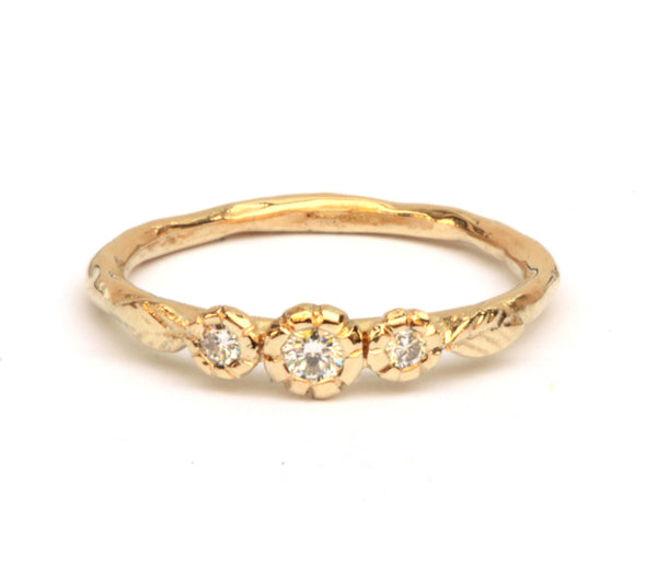 Lentering met diamanten