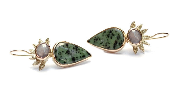 Oorhangers met Dalmatier Zoisite