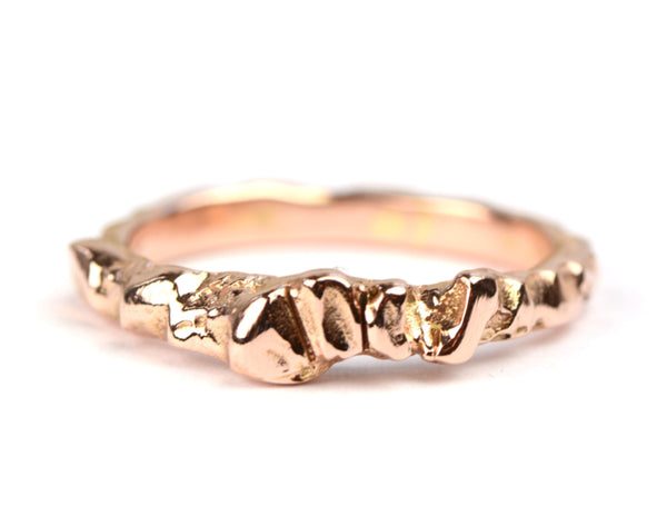 Grillige kristal ring