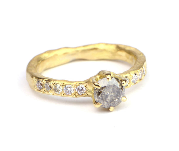 Ring met galaxy diamant