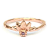 Ring Gaia met paarse diamant