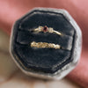 Cleo ring met rhodoliet en diamant