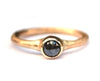 Geelgouden ring met roosdiamant