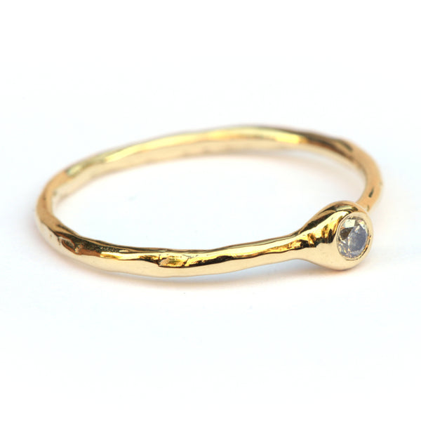Millie ring met salt & pepper diamant