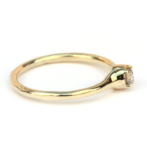 Polly ring met salt & pepper diamant