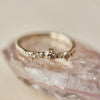 Ring Fela met light brown diamantjes