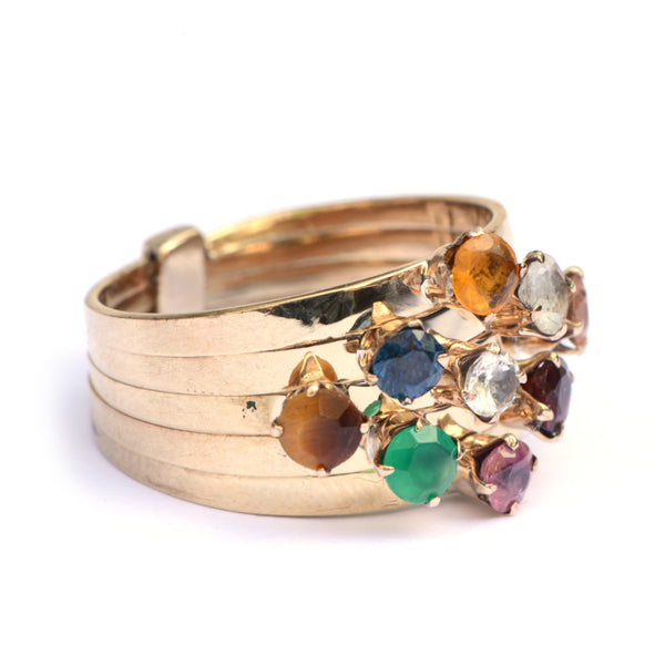 Edelstenen stackring