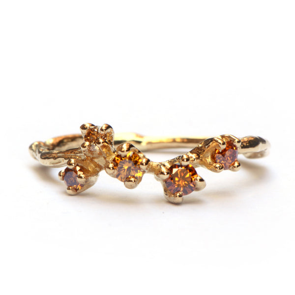 Ring Fay met cognac diamanten