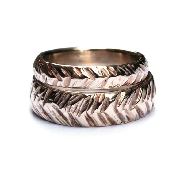 Witgouden veerringen