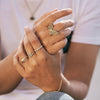 Ring met antieke roosdiamant