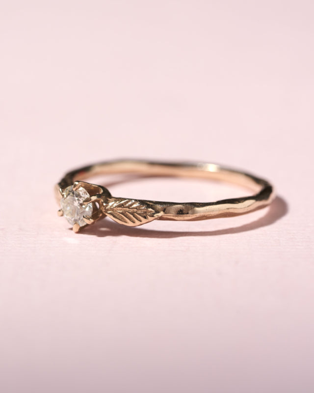 Romantische ring met diamant