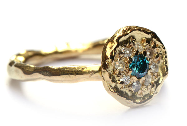 Mozaïek Ring Ocean Blue