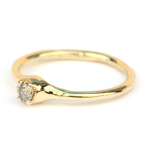 Polly ring met salt & pepper diamant