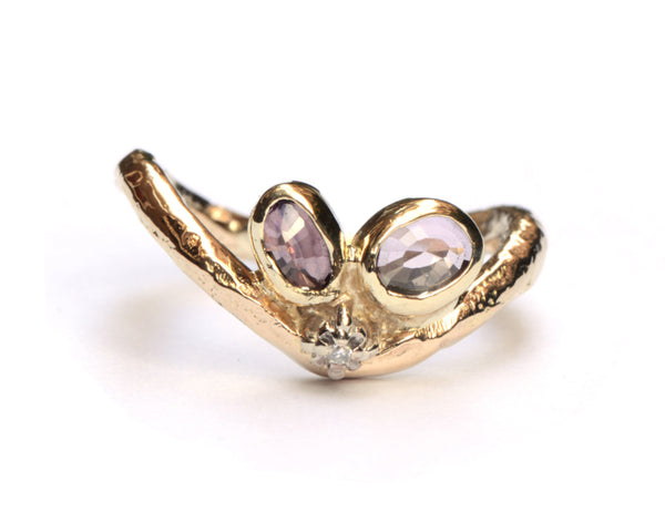 Ring met saffieren