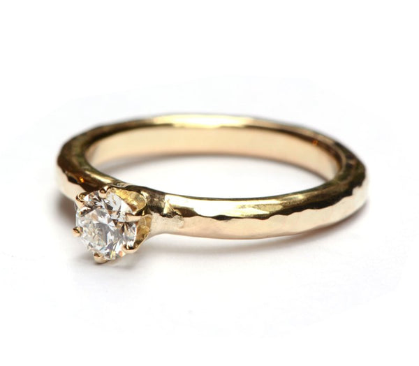 Verlovingsring met Hearts & Arrow diamant